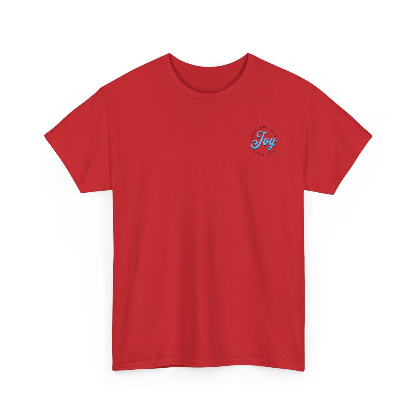 Joyful Unisex Heavy Cotton Tee - Celebrate Happiness with "Joy in My Heart" Design