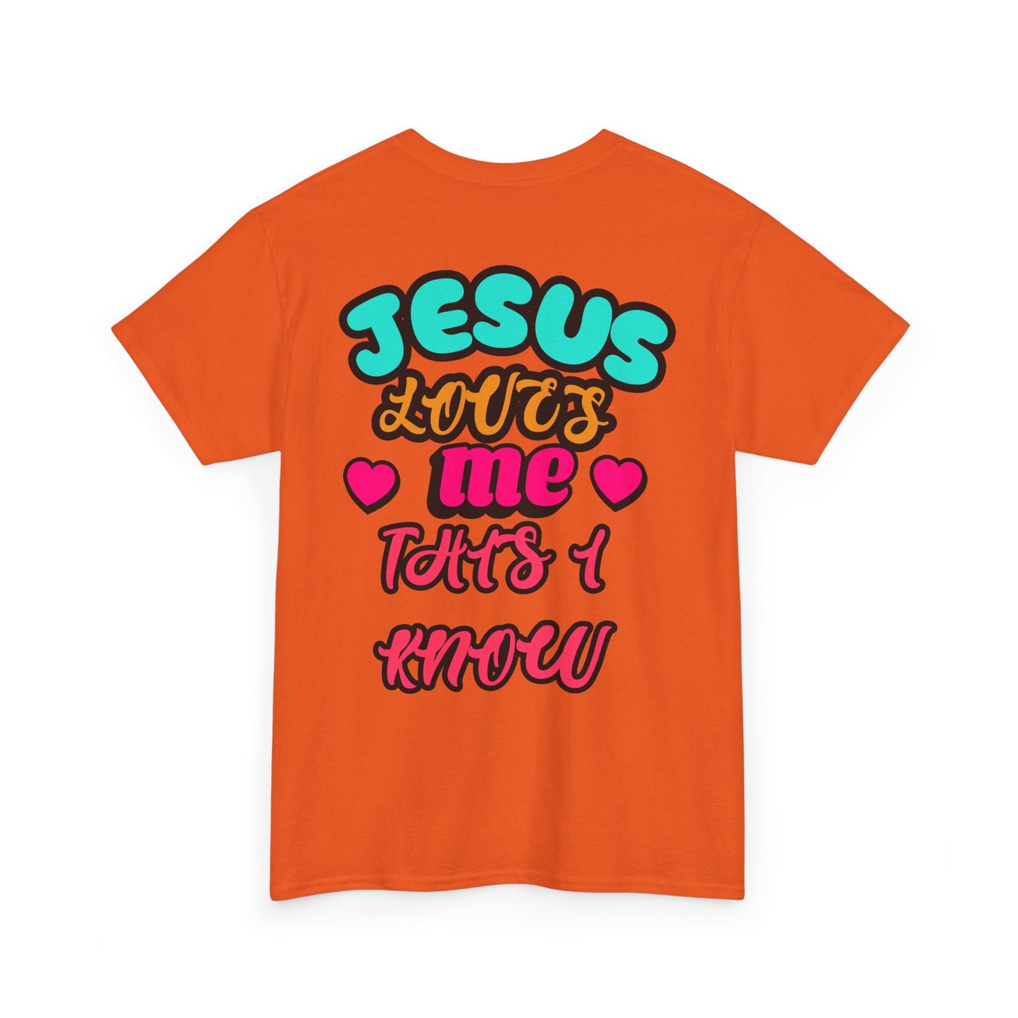 Jesus Loves Me Unisex Heavy Cotton Tee - Faith-Inspired Casual Wear