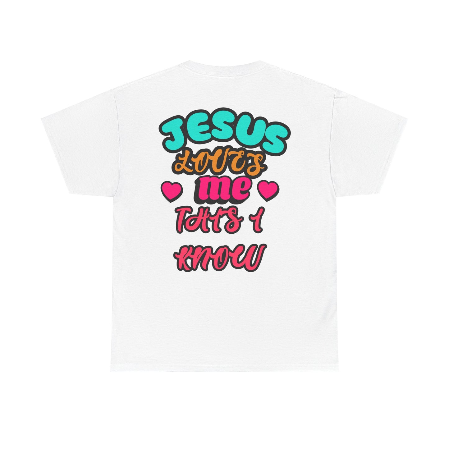 Jesus Loves Me Unisex Heavy Cotton Tee - Faith-Inspired Casual Wear