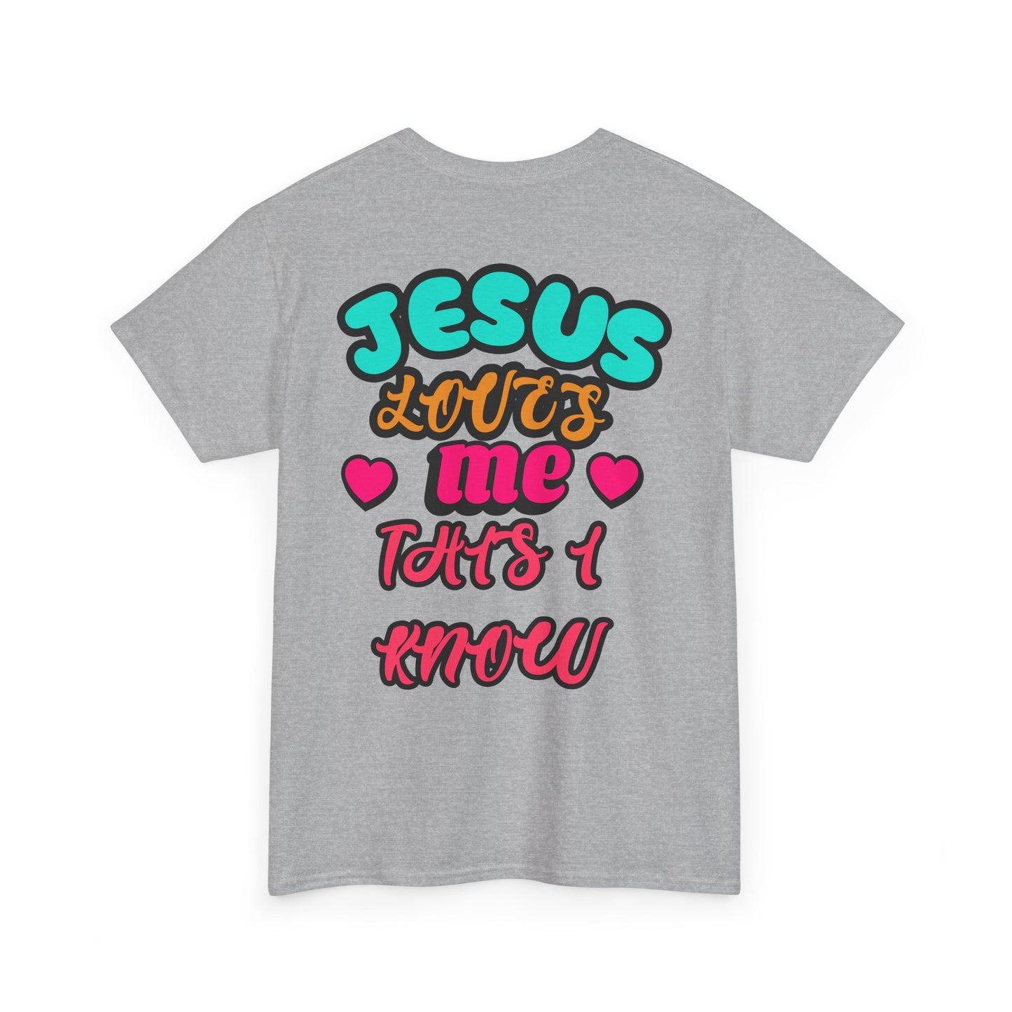 Jesus Loves Me Unisex Heavy Cotton Tee - Faith-Inspired Casual Wear