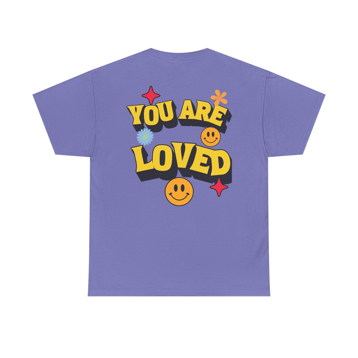 You Are Loved Unisex Heavy Cotton Tee - Positive Vibes T-Shirt