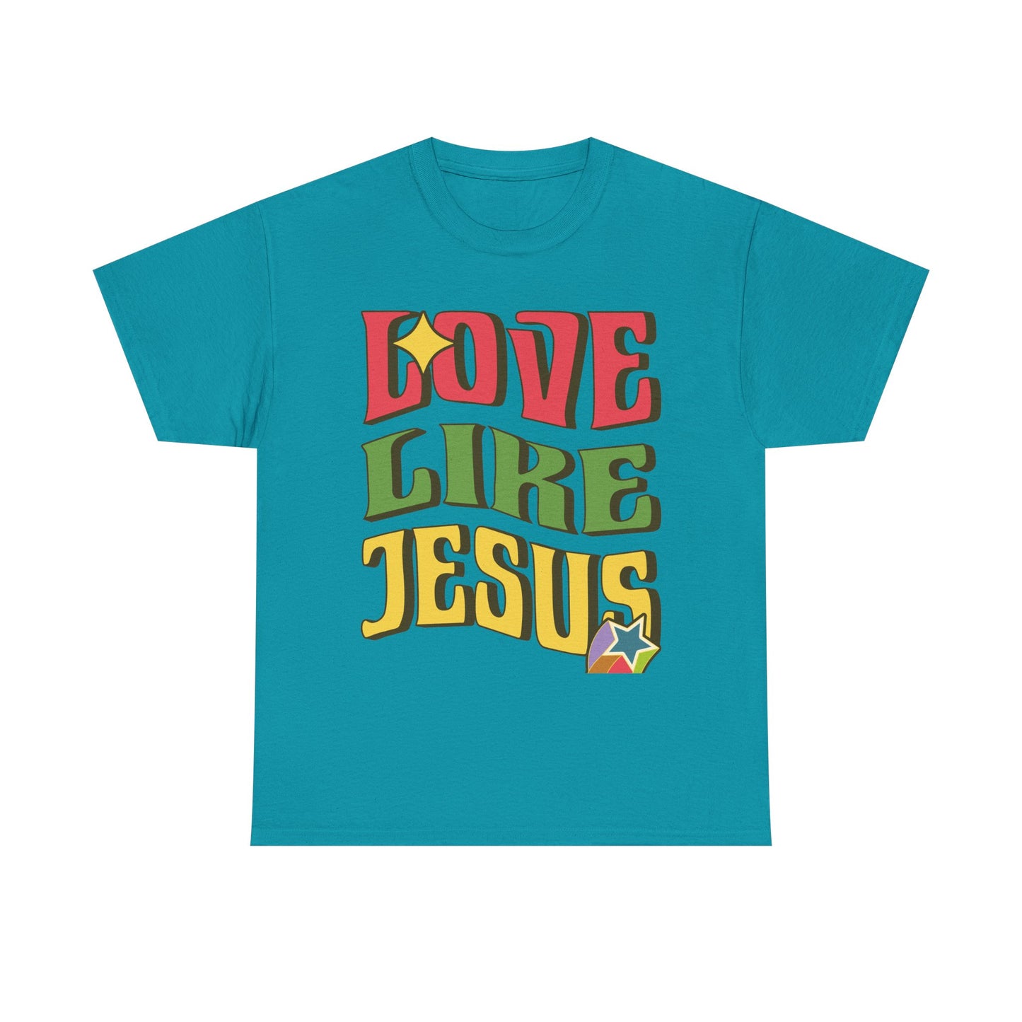 Love Like Jesus Unisex Heavy Cotton Tee - Inspirational Graphic T-Shirt