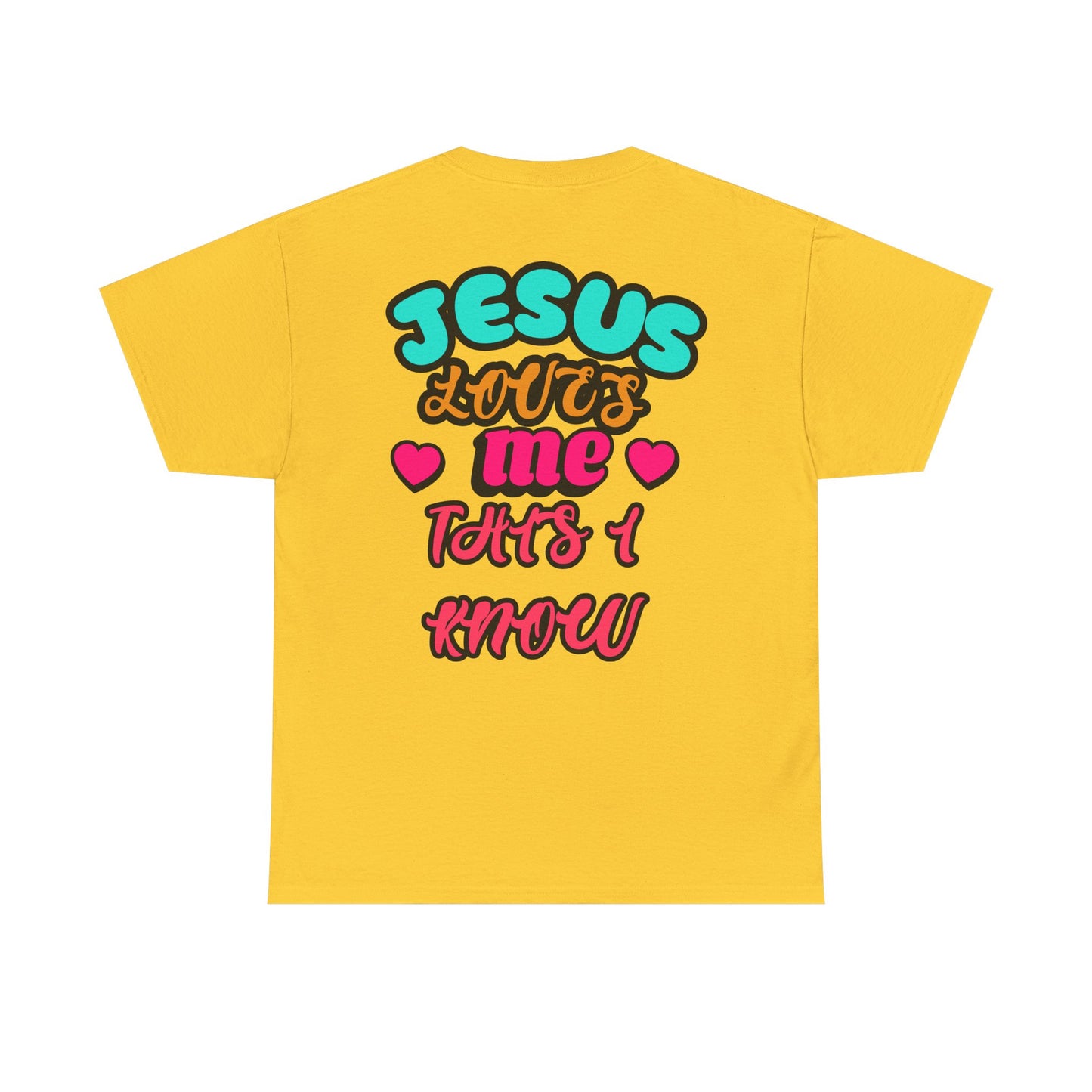 Jesus Loves Me Unisex Heavy Cotton Tee - Faith-Inspired Casual Wear