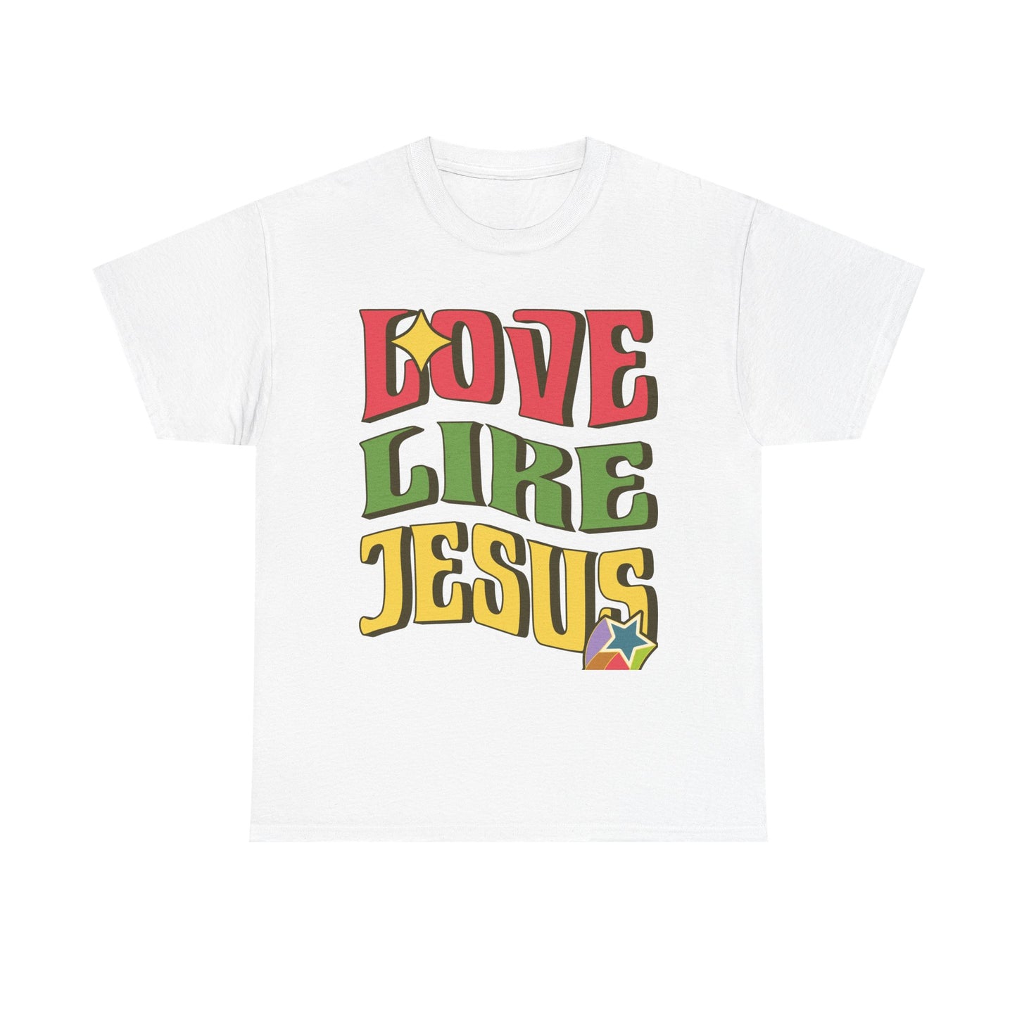 Love Like Jesus Unisex Heavy Cotton Tee - Inspirational Graphic T-Shirt