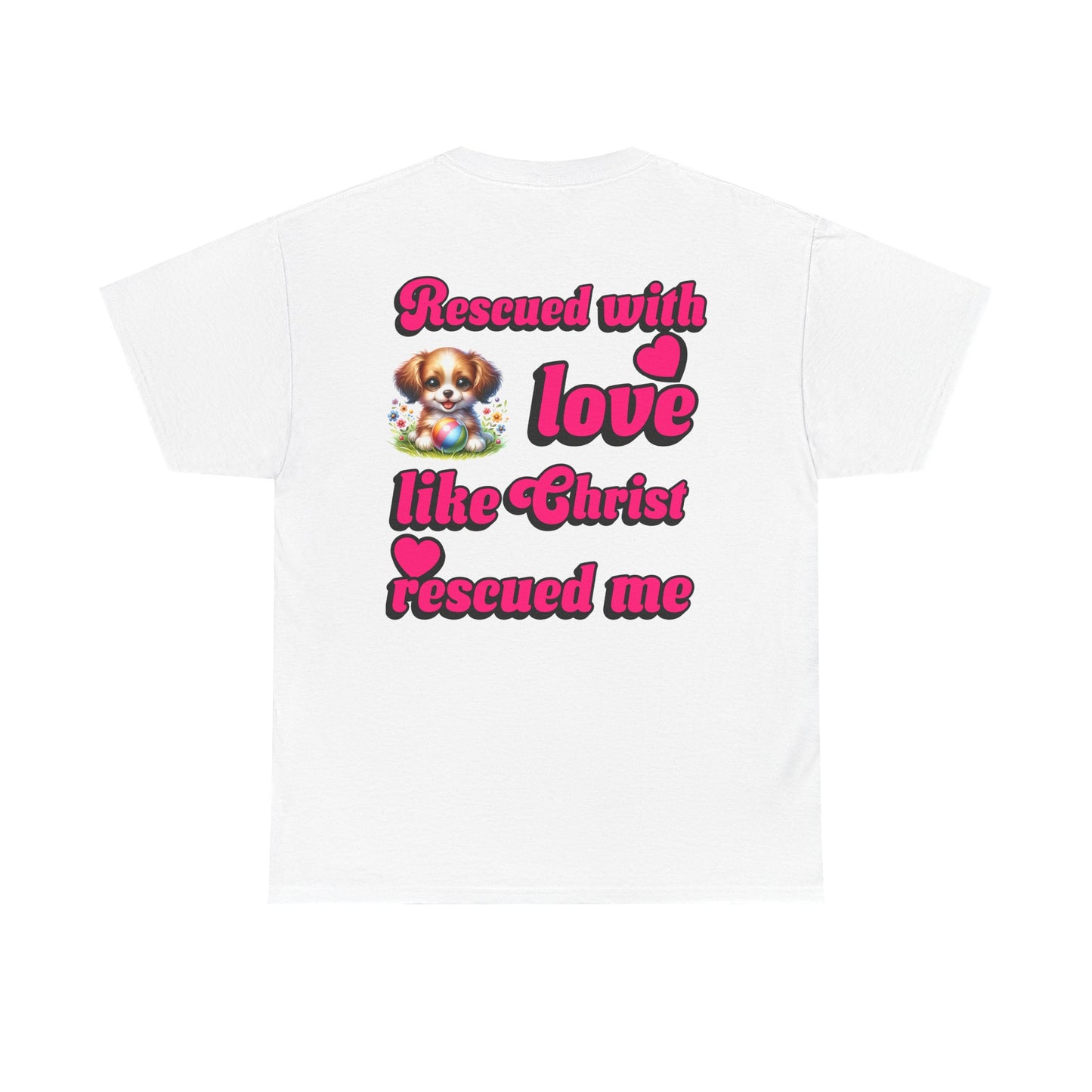 Rescue Love Unisex Heavy Cotton Tee - Celebrate Compassion & Faith
