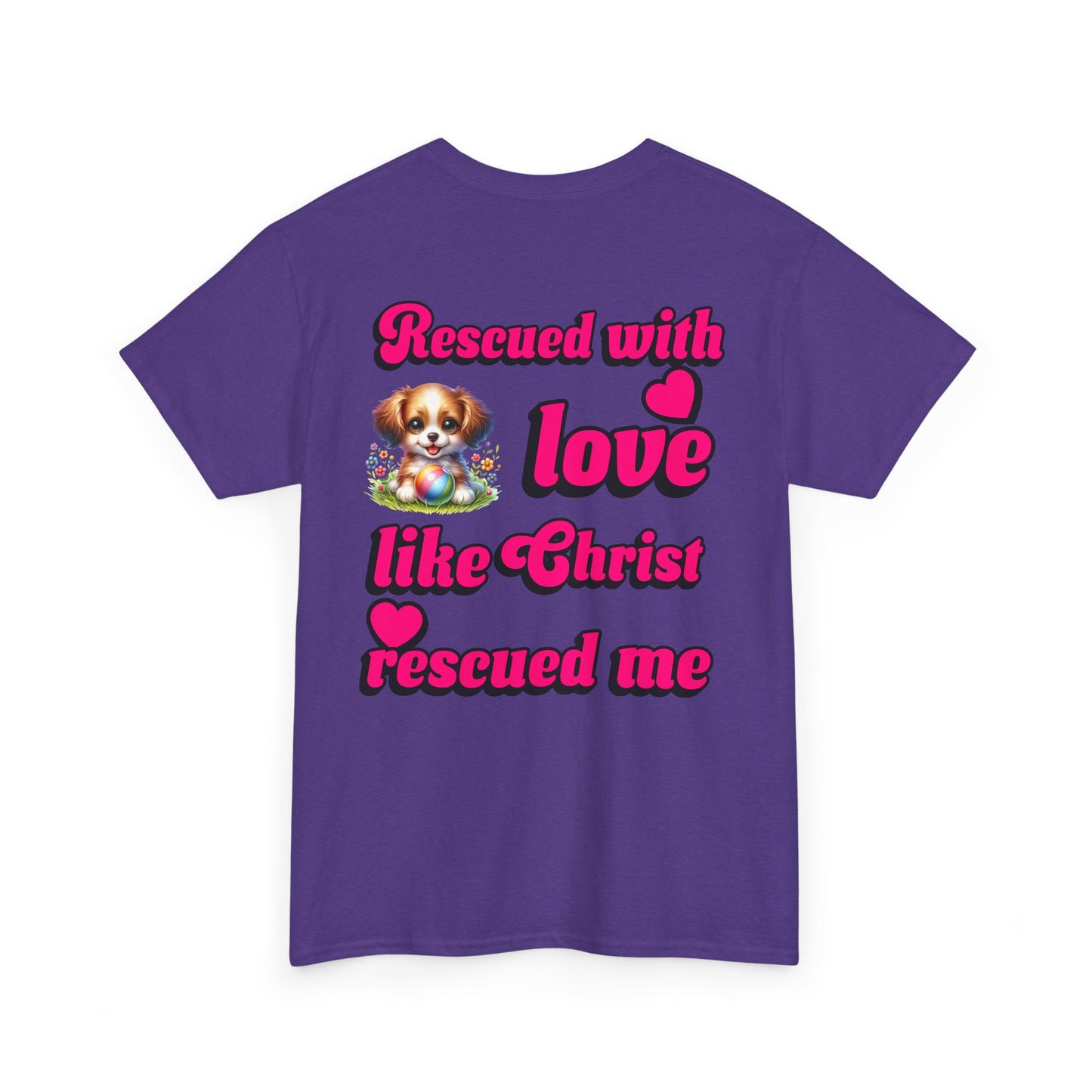 Rescue Love Unisex Heavy Cotton Tee - Celebrate Compassion & Faith